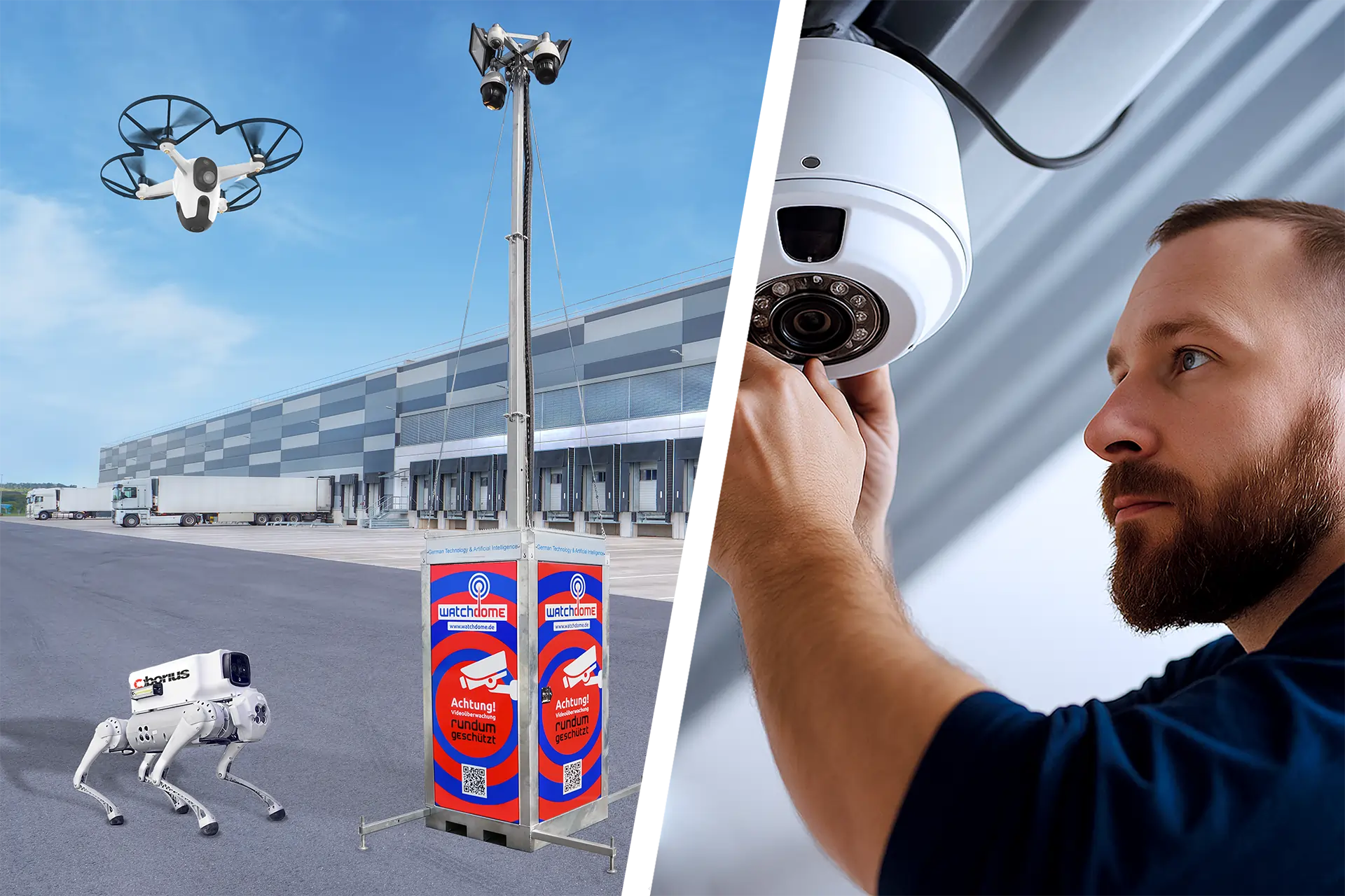 Sicherheitstechnik Objektschutz der CIBORIUS Gruppe