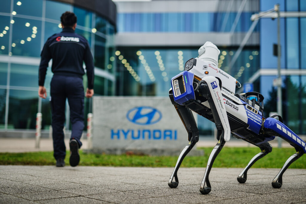 CIBORIUS Security Mitarbeiter bei Objektschutz für Hyundai Standort